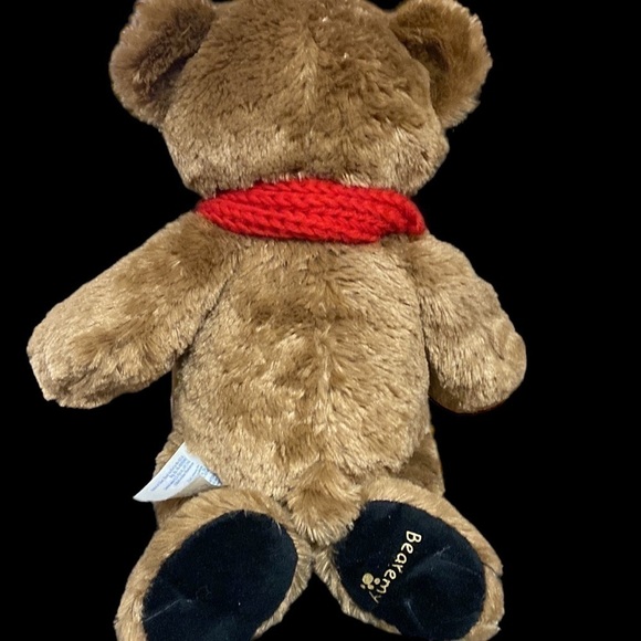 build-a-bear Bearamy Bear with red scarf super soft plush - Picture 5 of 6